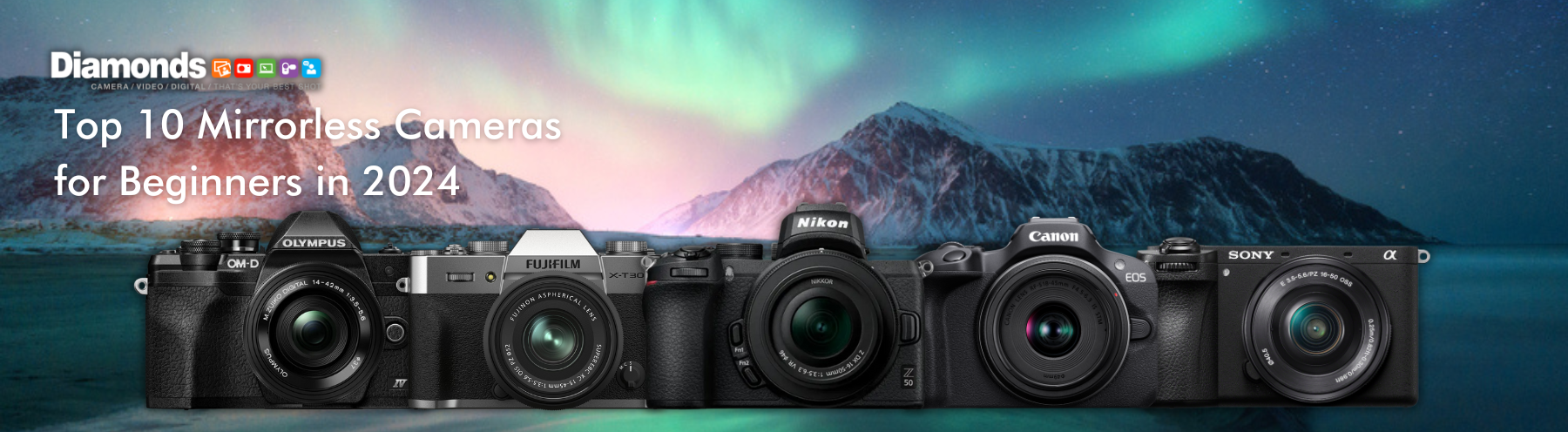 Top 10 Mirrorless Cameras for Beginners in 2024